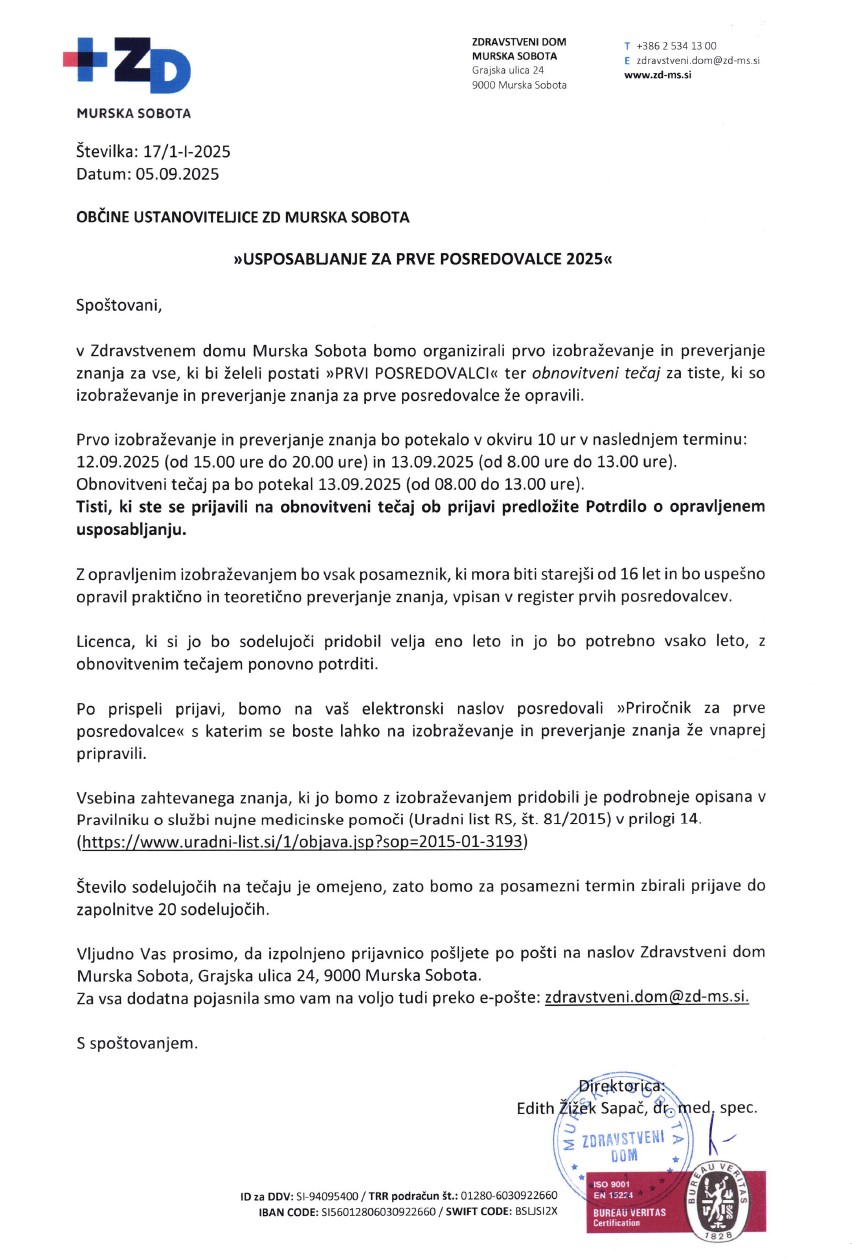 prvi posredovalci 2025